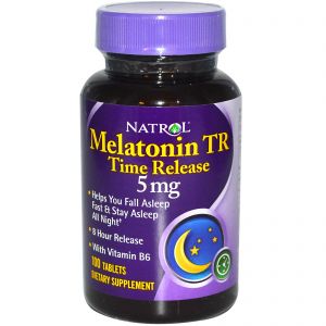Melatonin TR Time Release 5 мг (100 таб)