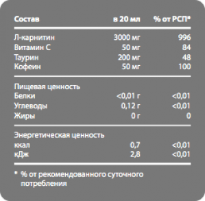 L-Carnitine Concentrate 3000 (500 мл)