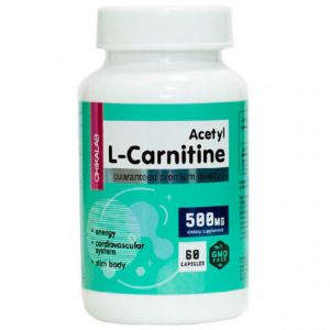 CHIKALAB Ацетил L-карнитин 500 мг, 60 капсул