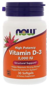 Vitamin D-3 High Potency 2000 IU (30 капс)
