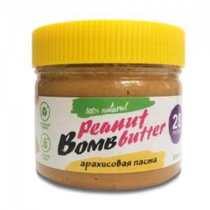 Арахисовая паста Peanut BombButter (300 г) (срок до 28.08.23)