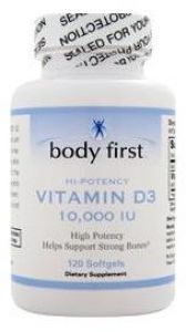Vitamin D3 10000IU - High Potency (120 капс)