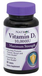 Vitamin D3 10000 IU (60 таб)