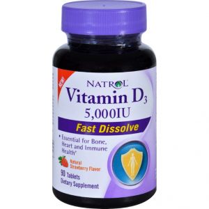 Vitamin D3 5000 IU Fast Dissolve (90 таб)
