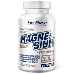 Bisglycinate Chelate Magnesium + B6 (60 таб)
