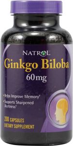 Ginkgo Biloba 60 mg (200 капс)