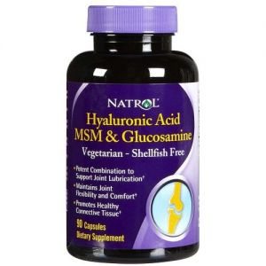 Hyaluronic Acid MSM Glucosamine (90 капс)