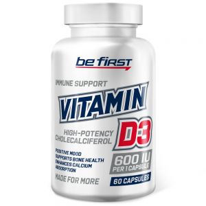 Vitamin D3 600 IU (60 гел капс)