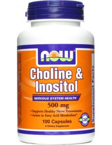 Choline and Inositol 500mg (100 капс)