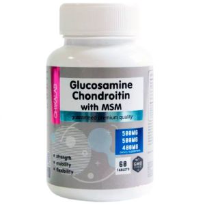 CHIKALAB Глюкозамин Хондроитин МСМ, 60 табл.