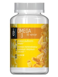 Omega 3, желтая банка (60 капс)