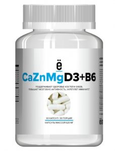 CaZnMgD3 + В6 (60 капс)