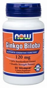 Ginkgo Biloba 120 mg (50 капс)