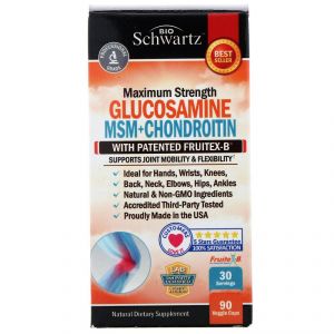 Maximum Strength Glucosamine MSM+Chondroitin (90 капс)